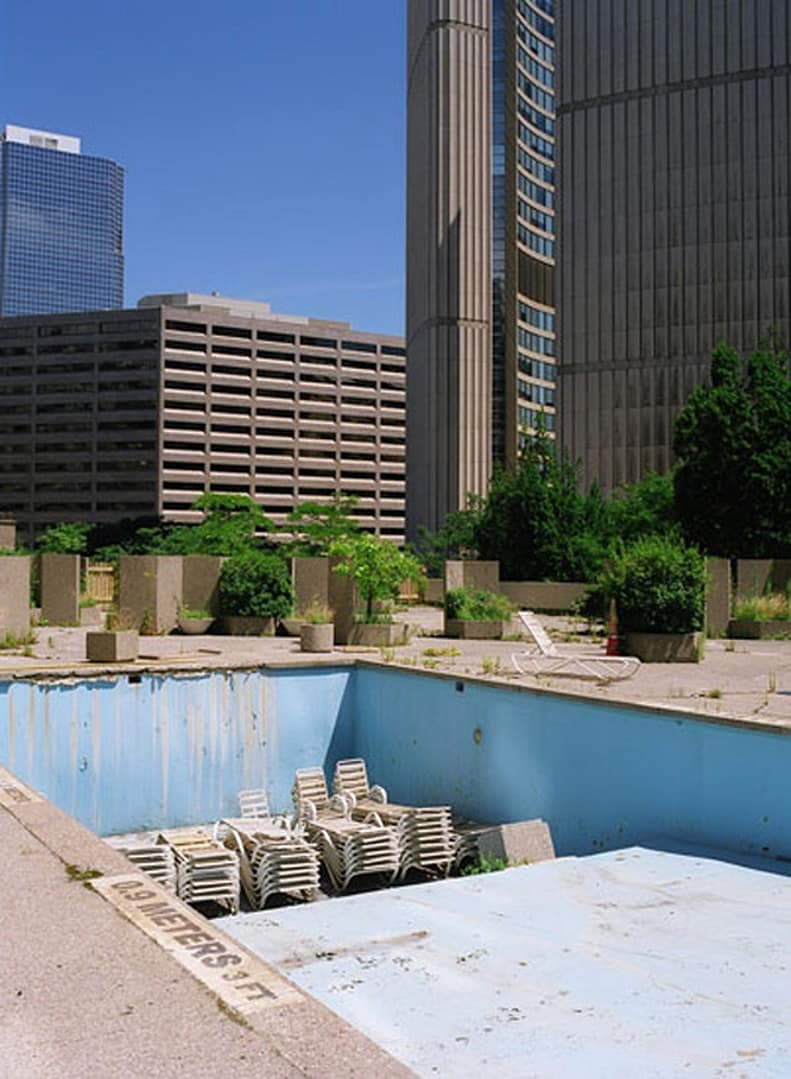 Pool with Lounge Chairs (behind City Hall)